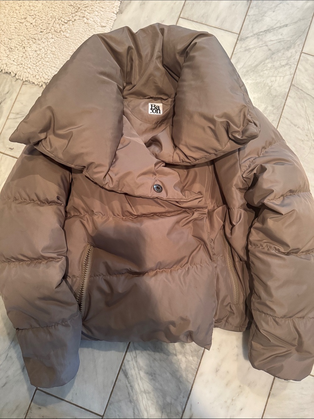 Woman’s Brown Bacon Milano Down Jacket - Thermal Goose & Duck Down